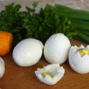 Фаршированные яйца в виде цыплят просто и быстро (рецепт с фото) Закуска цыплята из яиц